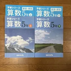予習シリーズ 算数 5年 上下セット！