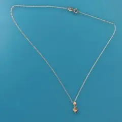 3.クリスタルペンダントネックレス925シルバー