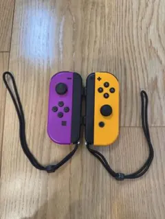 【Switch ジョイコン】★ジャンク品★ ネオンパープル・ネオンオレンジ