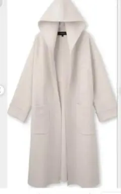 UNTITLED フーデットコート 体型カバー 上品