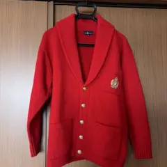 Ralph Lauren ショールカラー カーディガン レッドのサムネイル