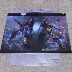 リアルフォース Zガンダム 百式　クリアファイル