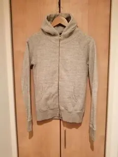 アーバンリサーチドアーズ　グレージップパーカー ダブルジップ　綿100% 日本製