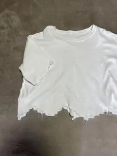 リシェグラマー ダメージTシャツ 白のサムネイル
