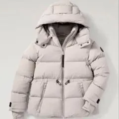 未使用級★WOOLRICH マットストレッチ パファージャケットダウン トープ