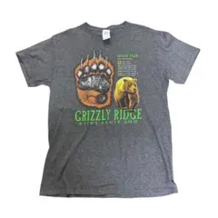 プリントTシャツ　アニマル　スーベニア　グレー　古着8Saのサムネイル