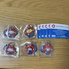 サンリオキャラクターズ ミャクミャクなりきりアクリルチャーム キティ