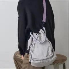 【KAIRI企画】2サイズ展開あり／撥水ナイロンマルチウェイBAG