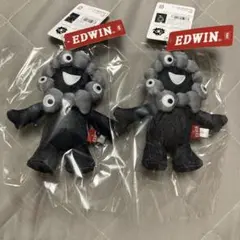【新品タグ付き】デニムミャクミャクEDWIN ぬいぐるみキーホルダー 万博