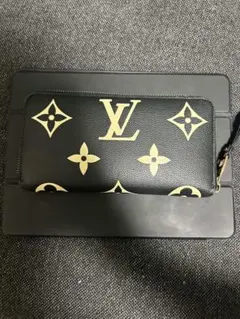 Louis Vuitton 長財布 黒/金 モノグラム