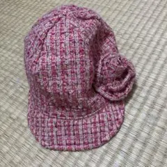 babyGap ツイード調 キャップ ピンク 48-50cmのサムネイル