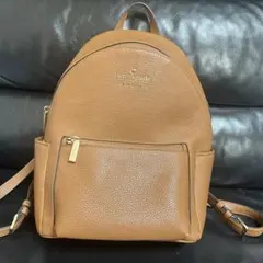 Kate Spade キャメル レザーリュック