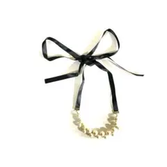 コットンパール調ネックレス