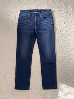 美品　マックハウス　温℃裏起毛ストレートジーンズ　M