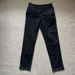 GUブラック チノパン 76