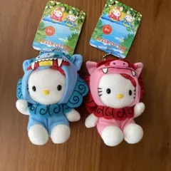 激レア❣️未使用未開封❗️ご当地根付け沖縄　シーサークルクルドーム根付け2007 激レア◎沖縄限定◎くるくるシーサードームキティ◎根付けストラップ