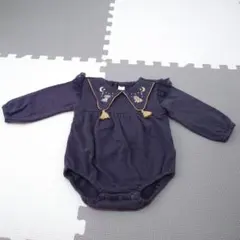 バースデイ わんわん物語 刺繍ロンパース