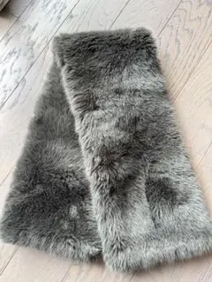 ファーマフラー　グレー