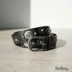 ウエスタン/スタッズ/古着/アメカジ/y2k HTC ヴィンテージ/ブラック