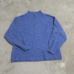 chocol raffine robe ブルー ニット セーター