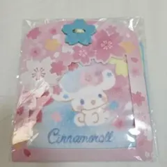 新品　サンリオ　シナモンロール　タオル　ハンカチ