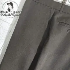 人気 リーバイス アクションスラックス W35相当 グレー センタープレス 古着