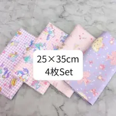 ２５×３５cmランチョンマット♡4枚♡ハンドメイド♡バレエ