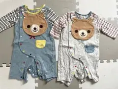 双子 ロンパース 2点セット 70cm