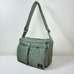 ポーター　タンカー　ショルダーバッグ　PORTER TANKER　セージグリーン