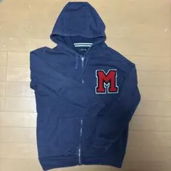 CECIL McBEE ネイビー パーカー M刺繍