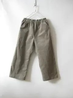 ストレッチコーデュロイモカベージュイージーパンツ