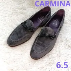 CARMINAカルミナ　リボンタッセルローファー　グレースエード　6.5のサムネイル