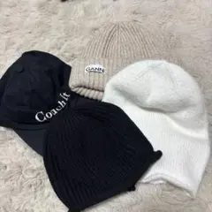 リンゴ様専用GANNI ニット帽のサムネイル