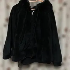 CHILLE anap ファーブルゾン 黒 ショート丈 ボア