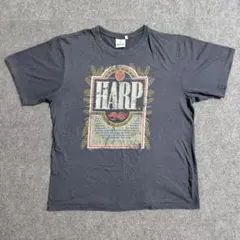 メンズ　グレーTシャツ　HARP LAGER　古着