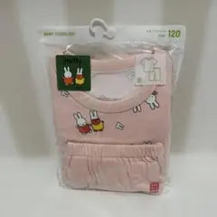 18,UNIQLO ミッフィーコラボ　半袖パジャマ　120cm 2
