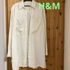 H &M シャツ　コート　サテン