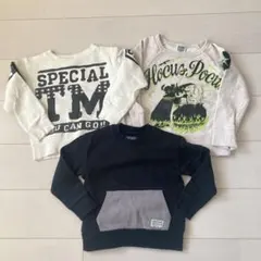 【F.O.キッズ】他　スウェット　トレーナー　男の子　3枚セット　裏毛　110