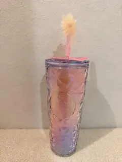 スタバ × ウィキッド コールドカップタンブラー プリズムピンク 710ml