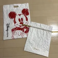 Disney store ディズニーストア　ミッキー　ショッパー　ラッピング袋