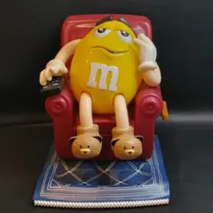 限定】M&M's LA-Z-BOY ディスペンサー イエローフィギュア 箱付き
