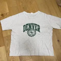 Niko and. グレー Tシャツ Lサイズ DENVERプリント