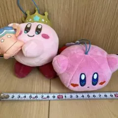 カービィ ぬいぐるみ ストラップ付き 約10cm 2つセットです。