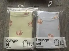 gu ラウンジセットのトップスのみ 半袖 XL ポメラニアン　ライトグリーンのサムネイル