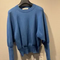 ESTNATION 青 ニット 長袖のサムネイル