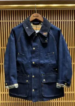 ネイビー デニムジャケットXS