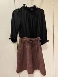 【To b. by agnès b.】 アニエスベーフレンチカジュアルワンピース