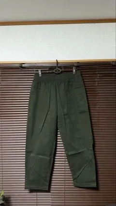 GU ワイドパンツ シェフパンツ カーキ