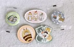 くら寿司　モフサンド　缶バッジ　　　　マグネット　5点セット　サメにゃん