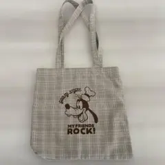 グーフィー トートバッグ チェック アコモデ　ディズニーのサムネイル